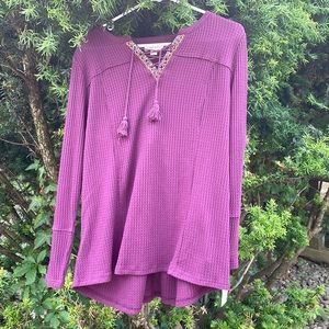 Style & Company NWT Ribbed Pullover Blouse